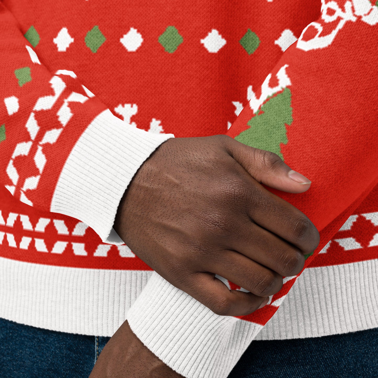 I Hate It Here Christmas Sweater - Red